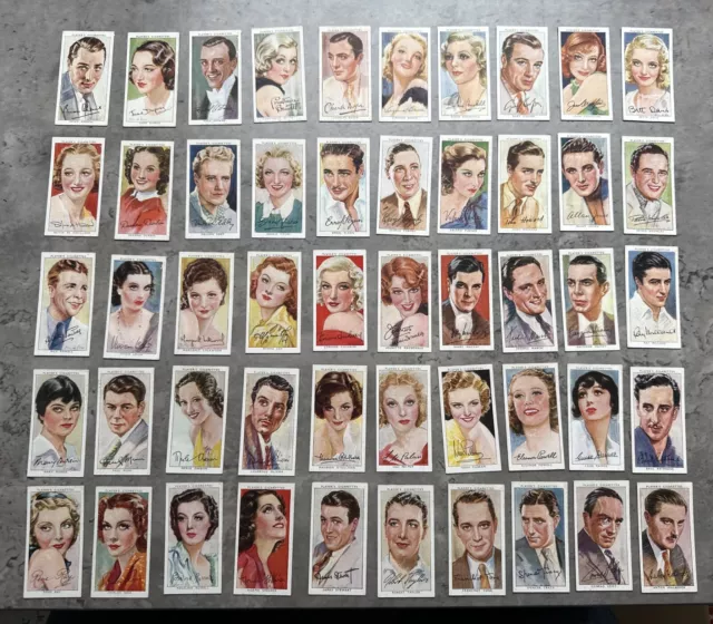 Players-Film Stars 3rd Series 1938-Full Set of 50-Good Condition