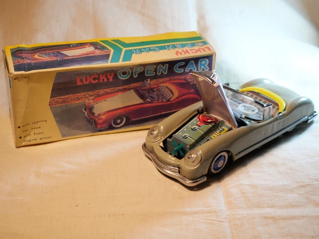 JOUET ANCIEN SUPERBE voiture Racing Car avec boite EUR 69,00 - FR