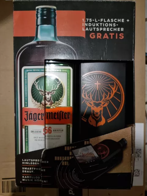 Jägermeister 1,75 Liter Flasche Mit Gratis Induktions- Lautsprecher