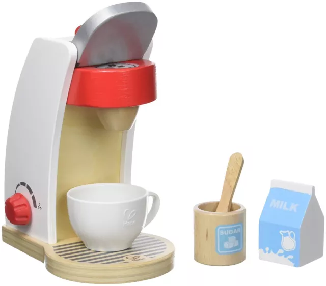 Hape Kaffeemaschine Holz Küche Küchenzubehör Kaufladen Kinderküche 6teilig