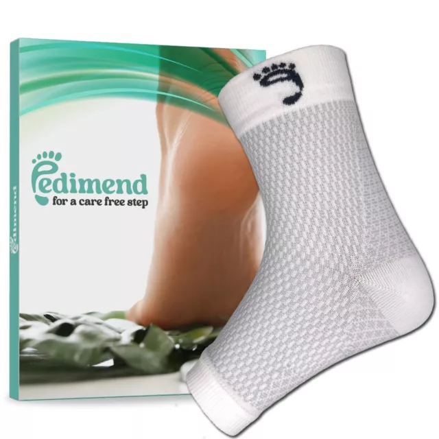 Pedimend 2x Plantar Fasciitis Compression Socks Trainer Ankle Socks Foot Support