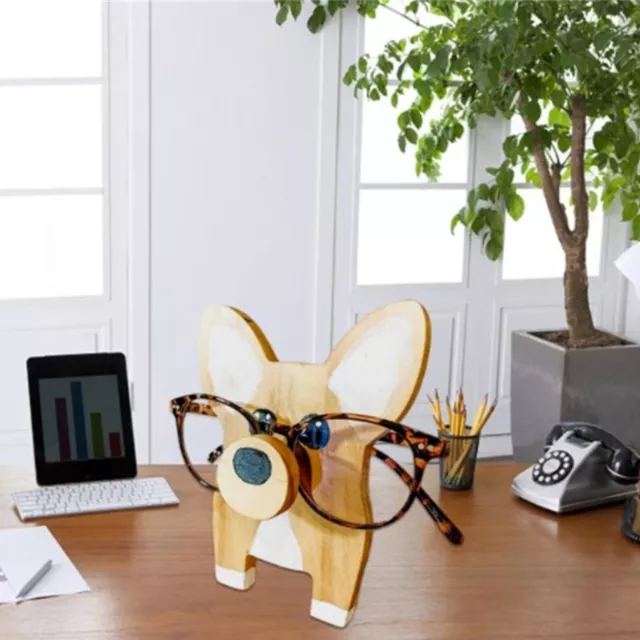 Glasses Stand Clear Pattern Universal Spectacle Animal Glasses Holder Wood 2