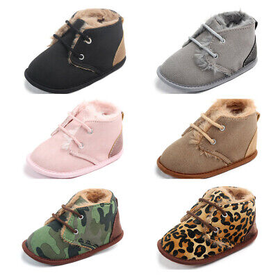 Fashion Newborn Baby Boys Girls Pram Shoes Infant Comfortable Warm Winter Boots