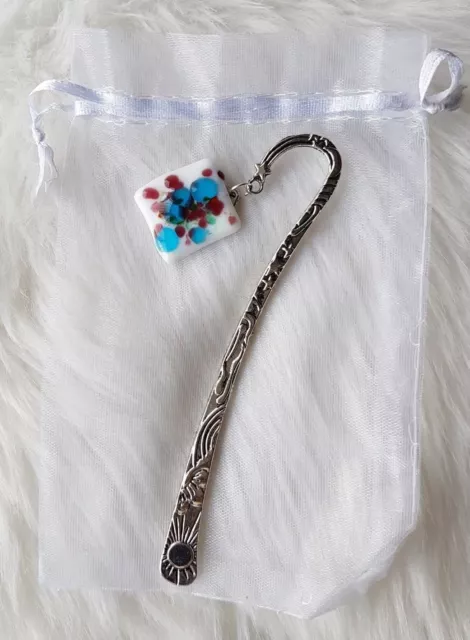 Tibetan Silver ~ Charm Bookmark ~ with Organza Gift Bag