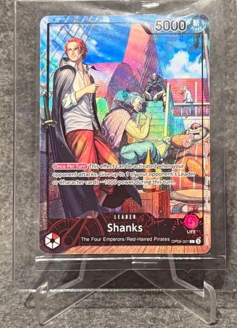 ONE PIECE TCG Shanks OP09-001 July 2025 PSA Magazine Promo