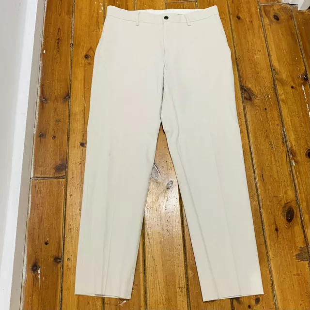 Zara Mens Tan/Beige Suit Trousers - Size UK 30 - EUR 38 - New Season