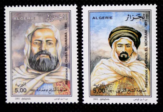 ALGERIA  2001 - Resistance Fighters - MNH - SG1383/4