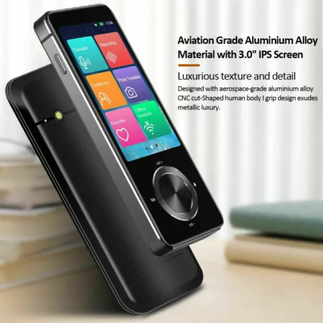 137 Languages Translator Device Smart Two-Way Real-time Voice Wifi/offline 3in 3