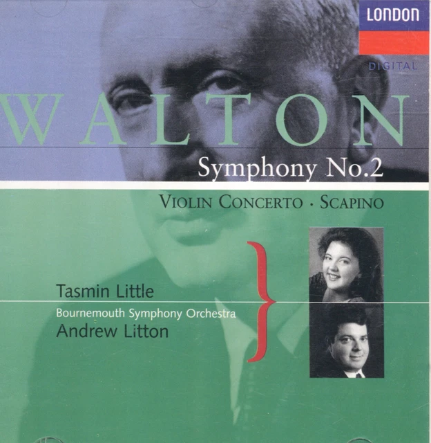 Walton / Symphony No 2 / Violin Concerto - Andrew Litton -CD
