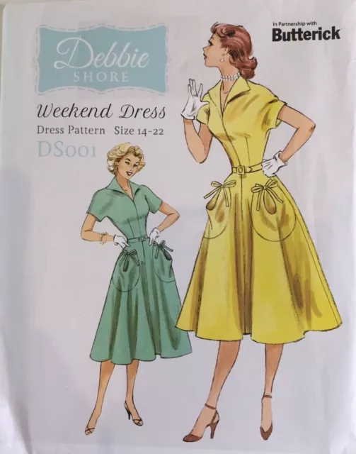 DEBBIE SHORE SEWING pattern Weekend Dress DS001 £4.00 - PicClick UK