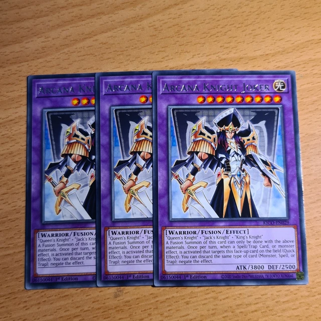 Arcana Knight Joker (x3) | YUGIOH | KICO | RARE | 2021 | 1st Edition | NM | #05