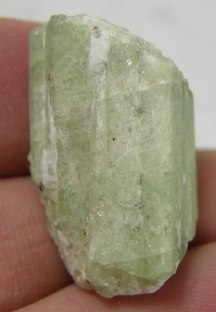 #0 51.10ct Afghanistan 100% Natural Green Pargasite Crystal Specimen 10.20g 28mm