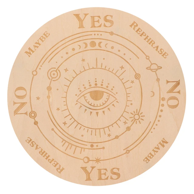 Laluky Pendelbrett Mit Kristall-Halskette - Wahrsage-Set In Rosa 15cm