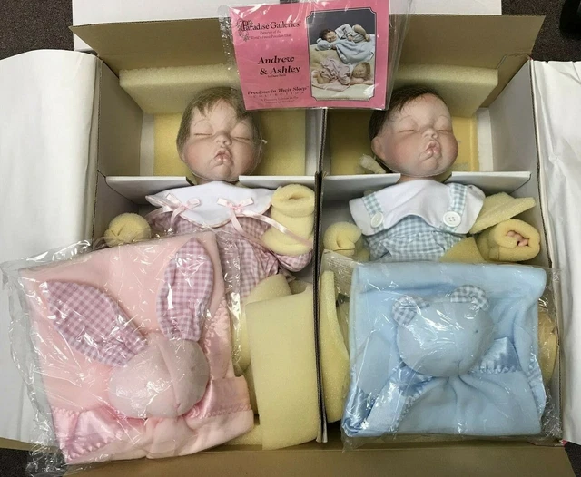 NEW Paradise Galleries Precious In Their Sleep Andrew Ashley Dolls Diane Bucki