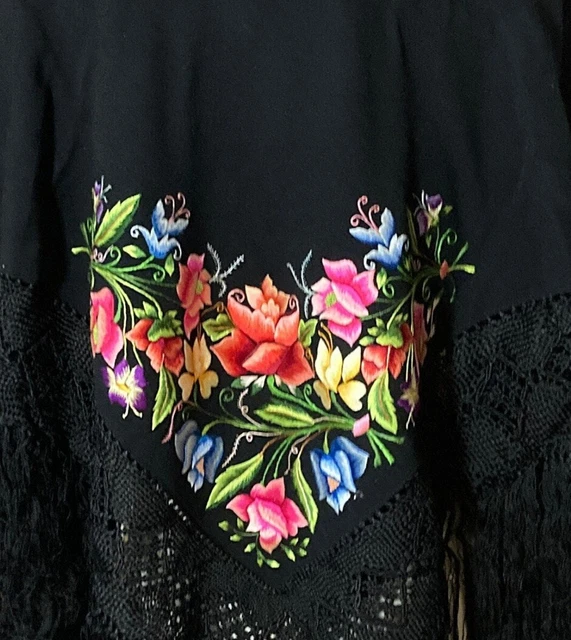 ANTICO SCIALLE DI Oliena Ricamato a mano EUR PicClick IT