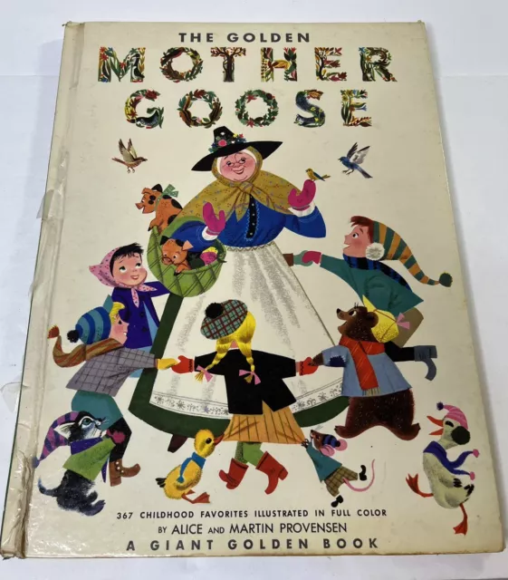 1948 The Giant Golden Mother Goose by Jane Werner. HC. Golden Books