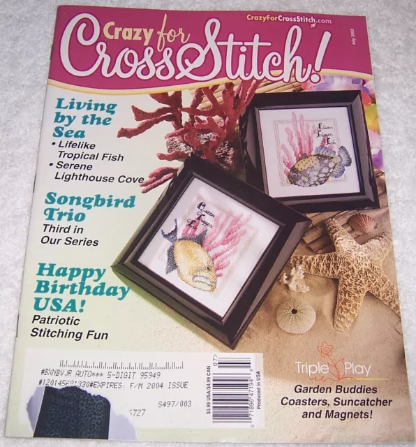 Crazy for Cross Stitch! Magazine July 2003
