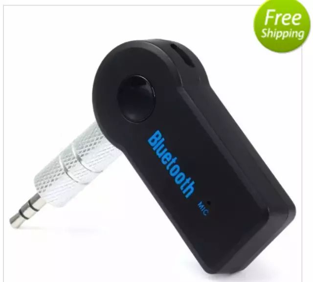 Universal 3.5mm Bluetooth Car Kit A2DP Wireless AUX Audio Music Receiver Adapter