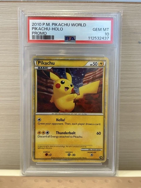【PSA10】ピカチュウ pikachu world アメリカ ピカチュウ ピカチュウワールド アメリカ PSA10