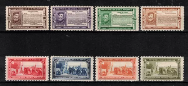 S47834 San Marino 1932 Garibaldi 8v