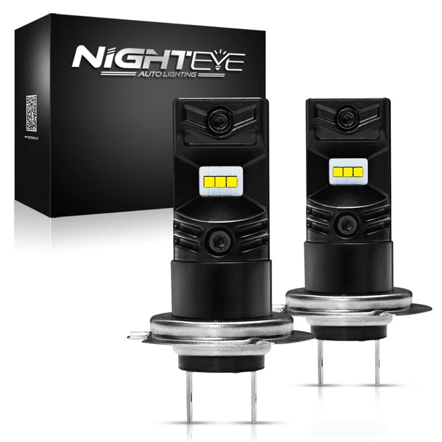 Nebbia LED NIGHTEYE 2x H7 6000K bianco IP68 sostituzione alogeni HID 12-24V