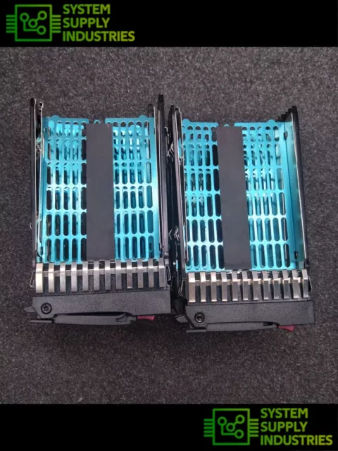 8x HP mixed Genuine Proliant G5 G6 G7 SFF Hot-swap caddies with Cage/ Screws