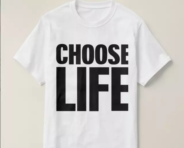 Choose Life T-Shirt | wham 80's George Michael Tshirt | Fancy Dress Retro 80s Sh