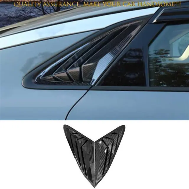 For Kia K5 Optima 2021-2024 Carbon Fiber Side Vent Window Scoop Louver Quarter