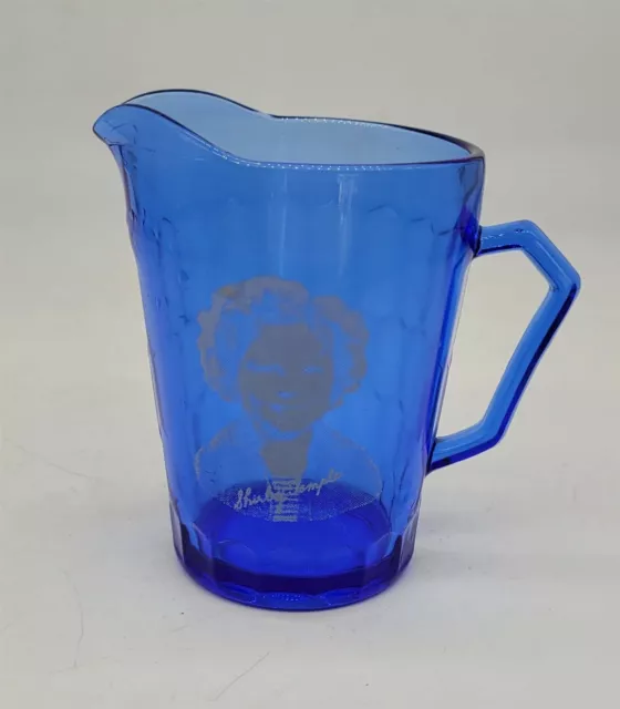 ThriftCHI ~ Cobalt Blue Shirley Temple Creamer