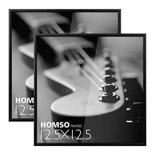 Homso Black Music Album Frame, 12.5" x 12.5" Frames Made to Display Vinyl LP ...