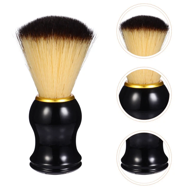 Maniglia in legno pennello da barba spazzole per la cura della barba maniglia corta cosmetici