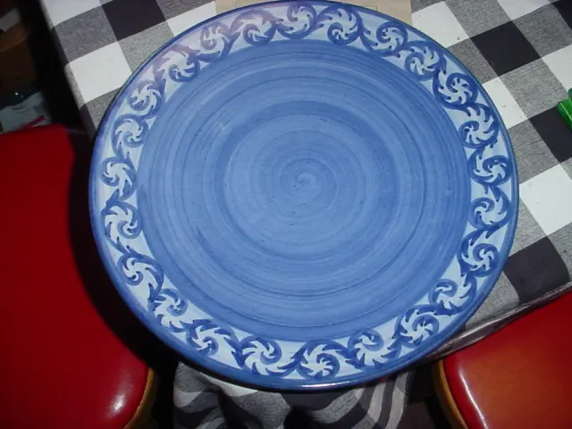 Large Dorchester Pottery platter-signed-very nice design