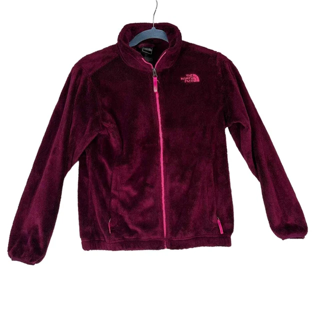 The North Face Girl’s Osolita Fleece Jacket Purple-Pink Large 14-16 High Pile