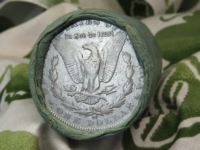 20 Coin Morgan Silver Dollar Roll 1889 END / CC END # L @TT298