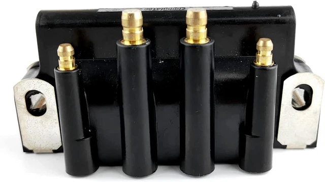 WINGOGO 583740 Dual Plug Wire Ignition Coil Replacement for most Evinrude...