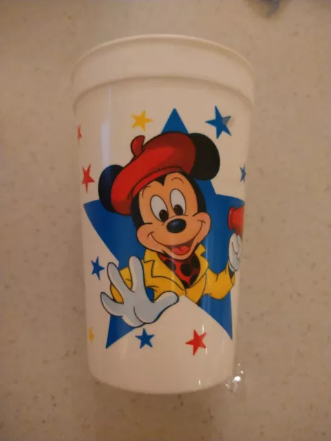 Vintage 1990 Walt Disney World MGM Mickey Coca Cola Cup Tumbler Souvenir