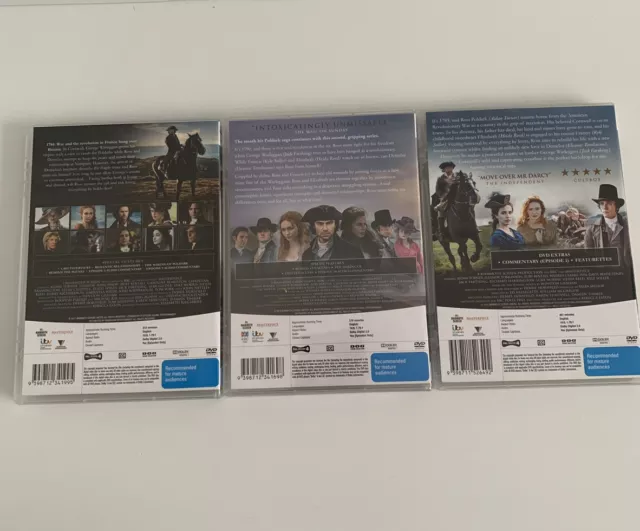 Poldark Series 1-3 DVD 9-Disc PAL Region 4 (Season 1 + 2 + 3) Aiden Turner 3