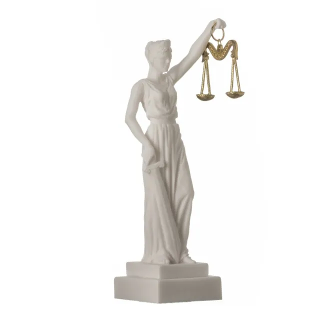 Estatua De La Diosa Griega Themis Estatuilla Ciega Dama Justicia Escultura...