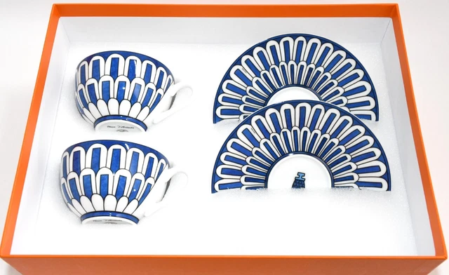 lot 4 tasses a cafe soucoupe hermes africa en