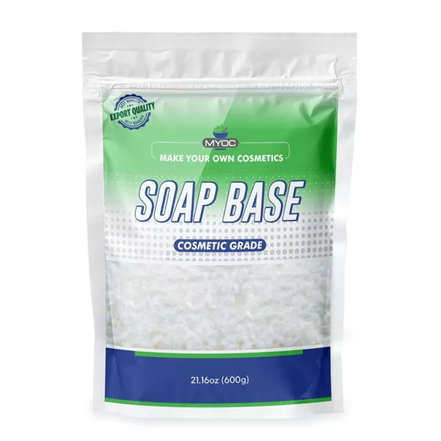 Myoc Soap Base -Glycerin soap base for Making Melt & Pour soap-{600g/21.16oz}