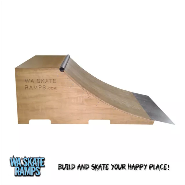 2ft high x 3 ft wide Quarter pipe Skate Ramp Skateboards/Scooters/Bmx