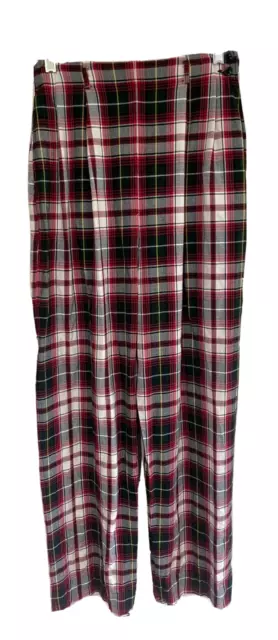 Vintage 1950s-60s Ladies Slacks High-Waisted Pants XS 26"x27" EVC Unbranded