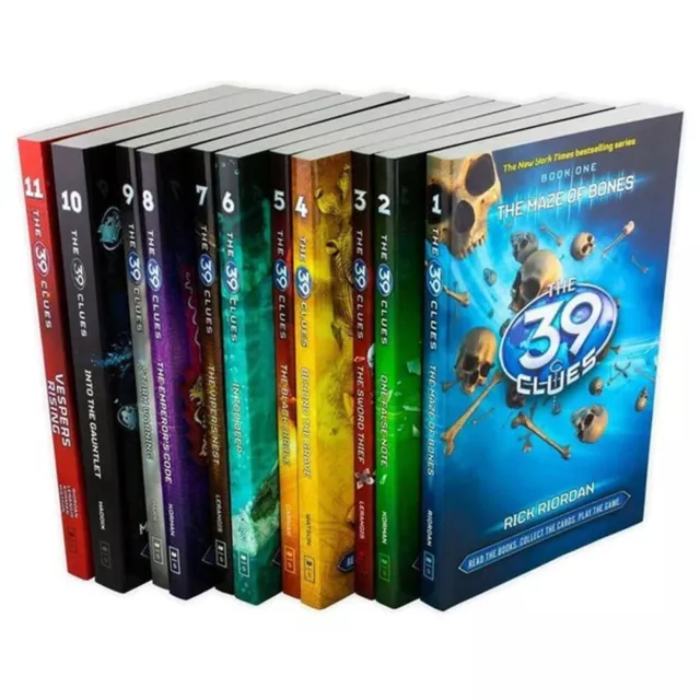 Rick Riordan The 39 Clues Series Complete Collection 11 Books Set (Books 1 - 11)