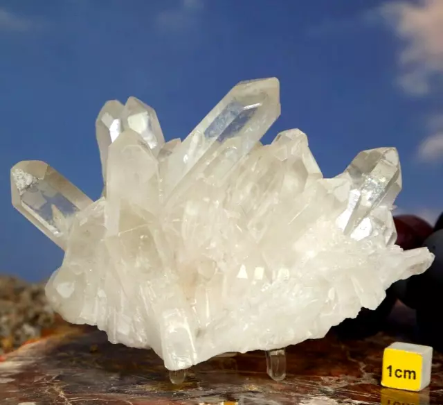 Clear Quartz Rock Crystal Cluster Himalayan - Natural Healing Raw Mineral 223g 2