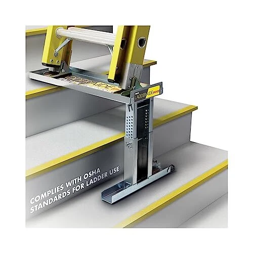 Ladderaide Pro Ladder Stabilizer For Single And Extension Ladders Silver