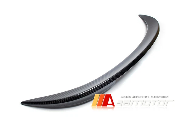 DTO V-Style Carbon Fiber Trunk Spoiler Wing For BMW E63 6-Series Coupe (2009-2010 Facelift) – Self-Adhesive - View #2