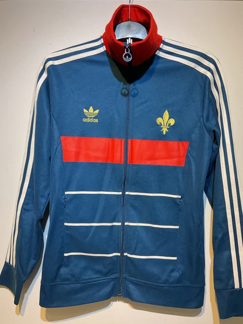 ADIDAS ORIGINALS BLUE Red France Track Top Jacket Mint Condition