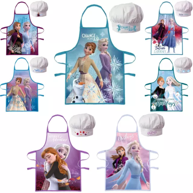 FROZEN EISKÖNIGIN ELSA Kochschürze SET Schürze Backschürze 2 Teilig Malschürze