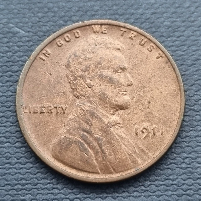 1911 Wheat Cent Lincoln Head Penny 1c High Grade AU - UNC #49549
