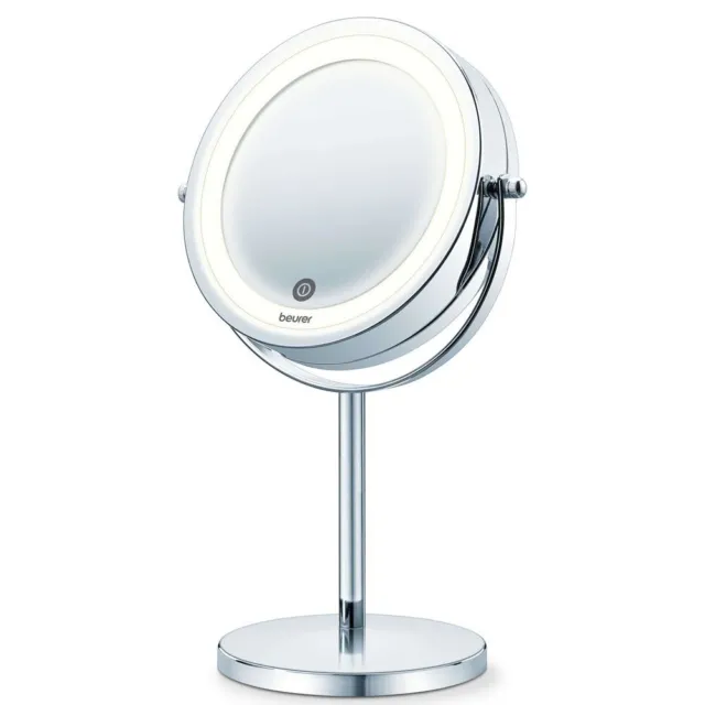 Beurer BS55 Cosmetics Mirror, Silver